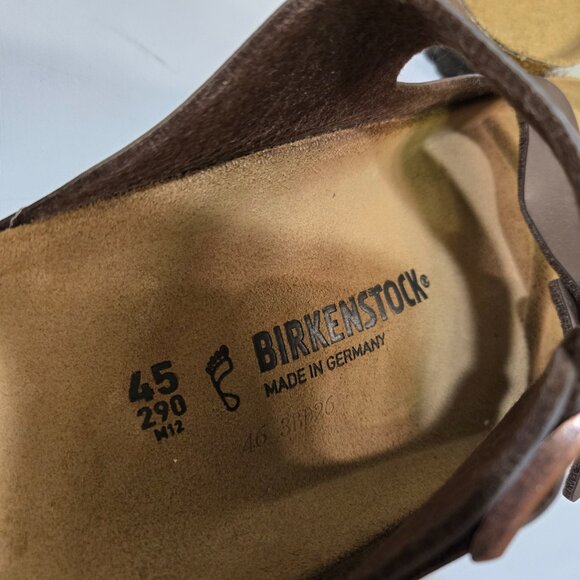 Birkenstock Arizona BS Brown Birko Flor Sandals Men 12 Women 14 NIB EU 45 ($117)